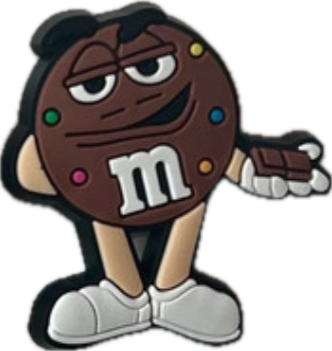 M&M Chocolate Croc Charms