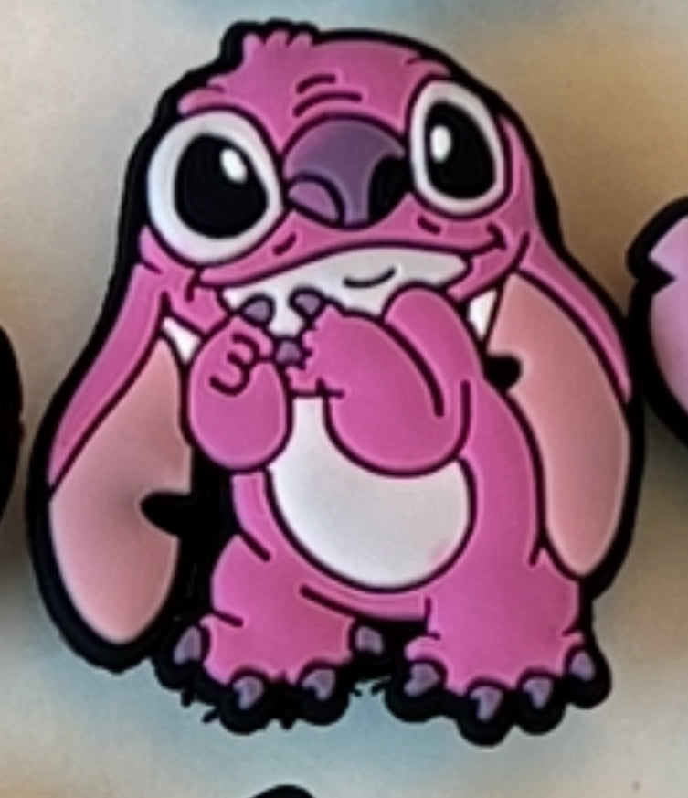 Stitch & Angel Croc Charms