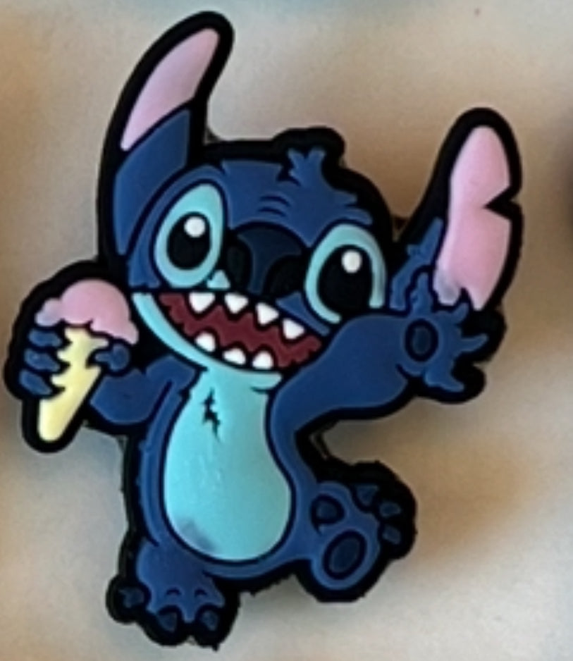 Stitch & Angel Croc Charms