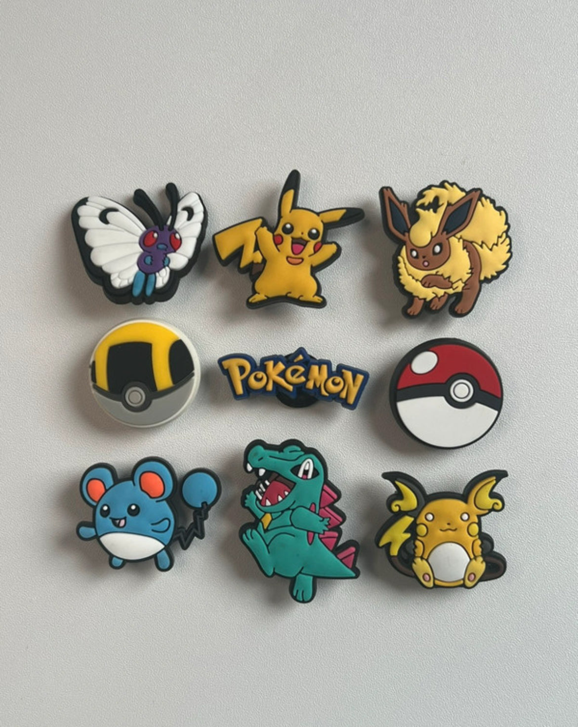 Pokemon Croc Charms