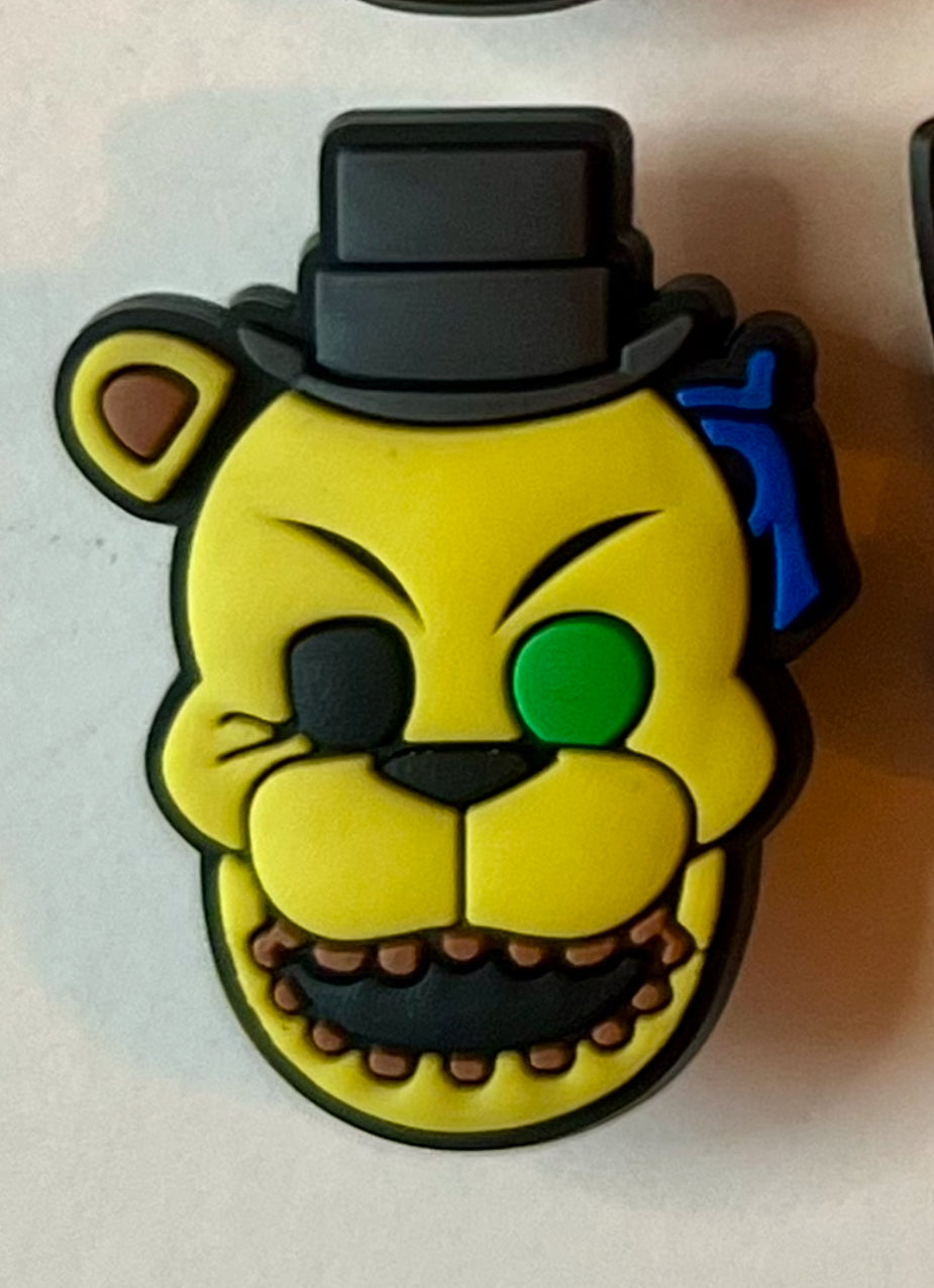 Five Nights at Freddies Croc Charms