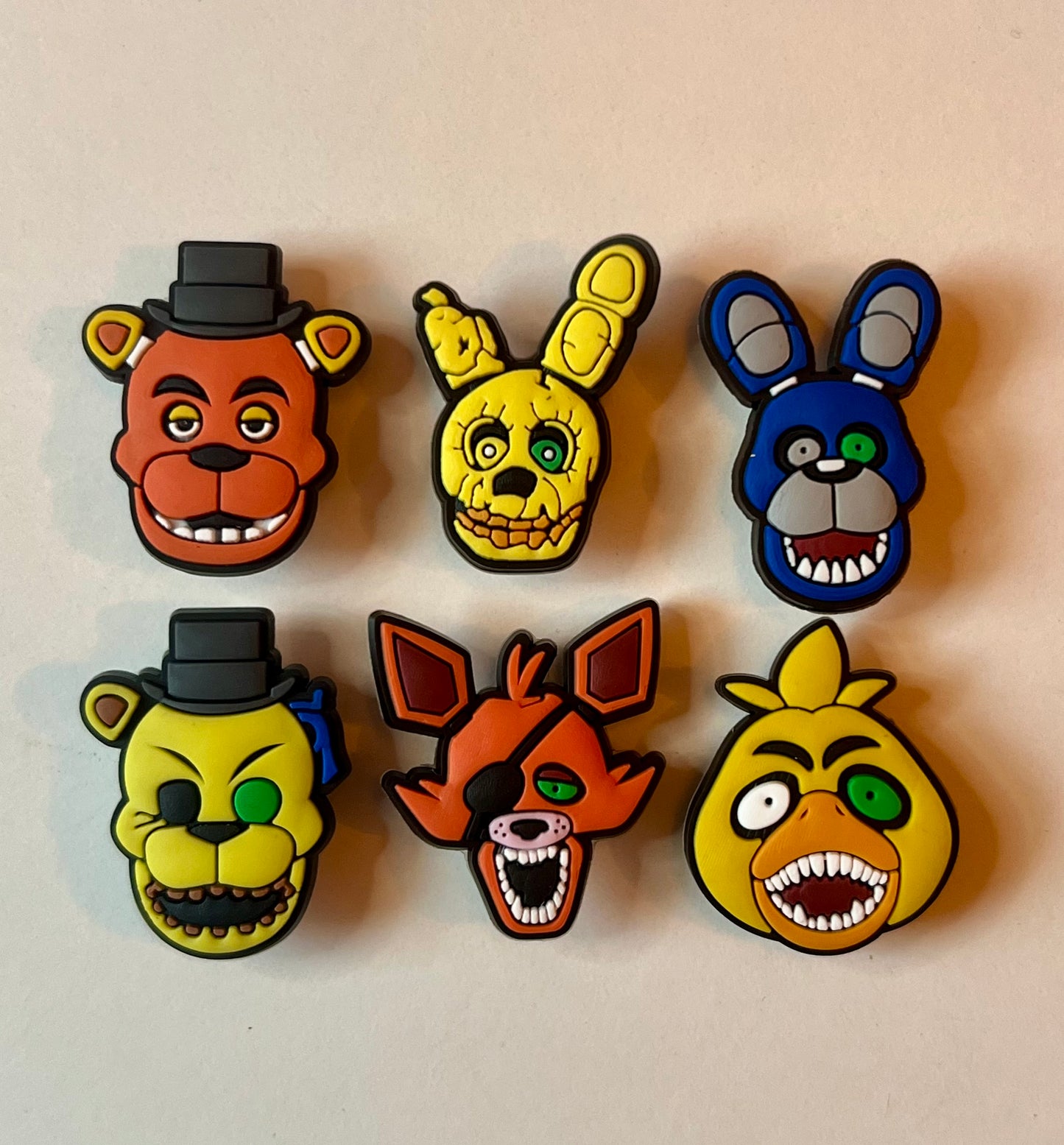 Five Nights at Freddies Croc Charms