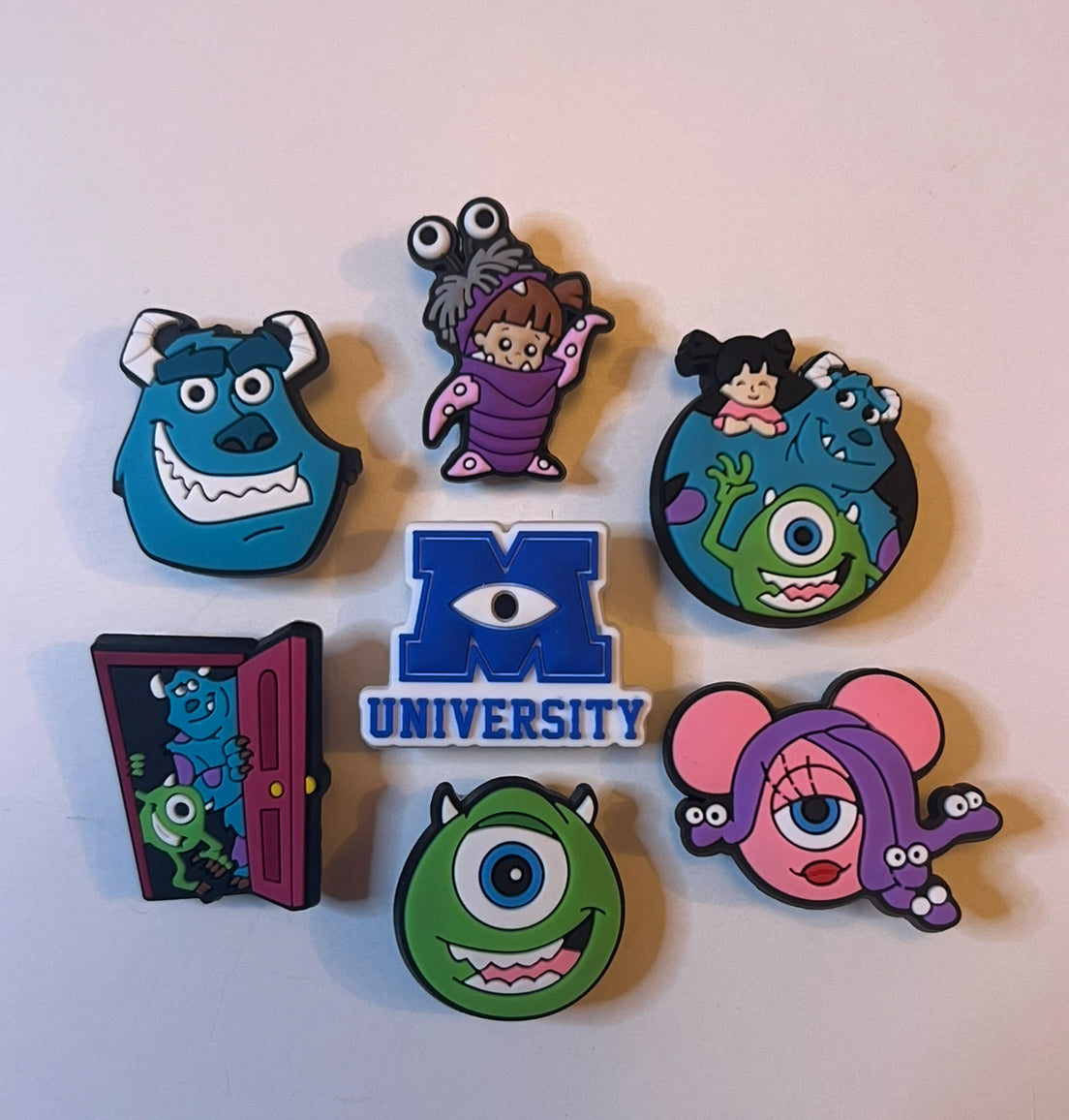 Monsters Inc/University Croc Charms
