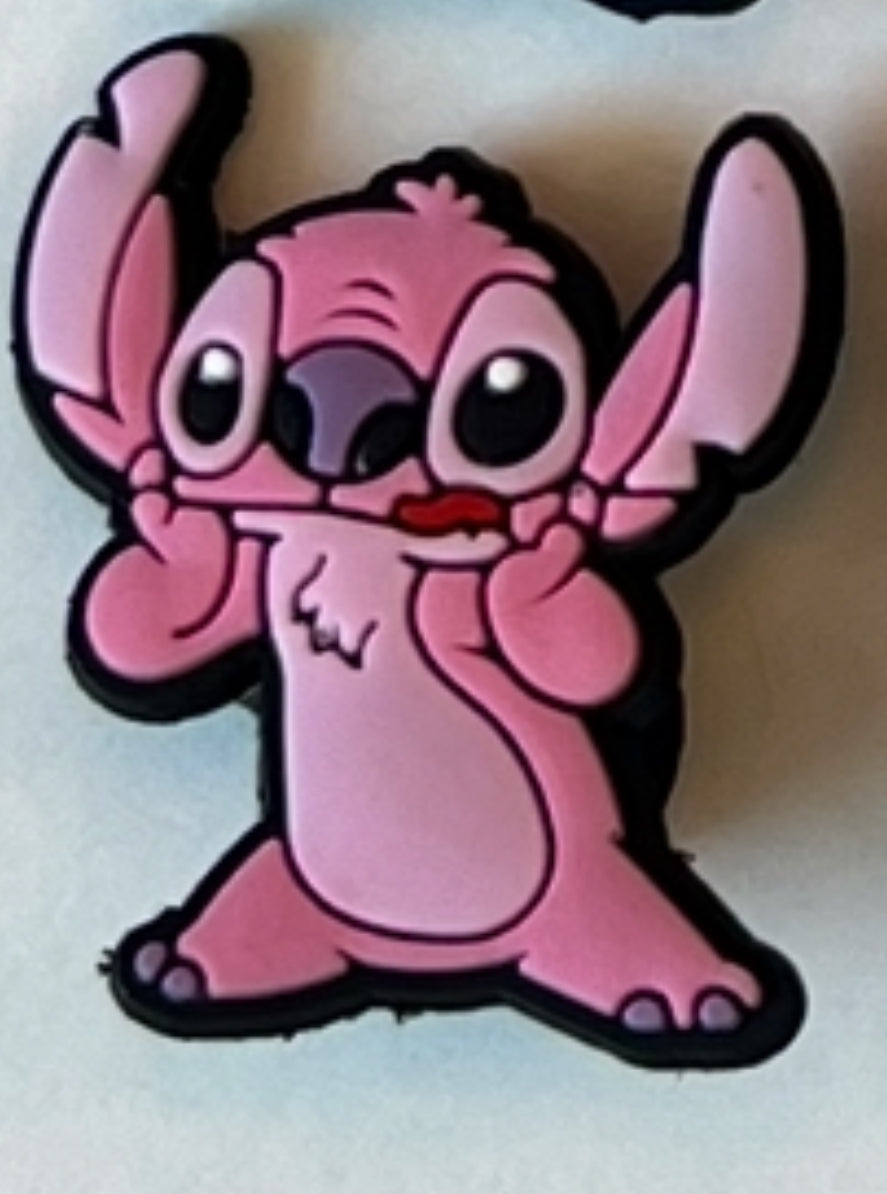 Stitch & Angel Croc Charms