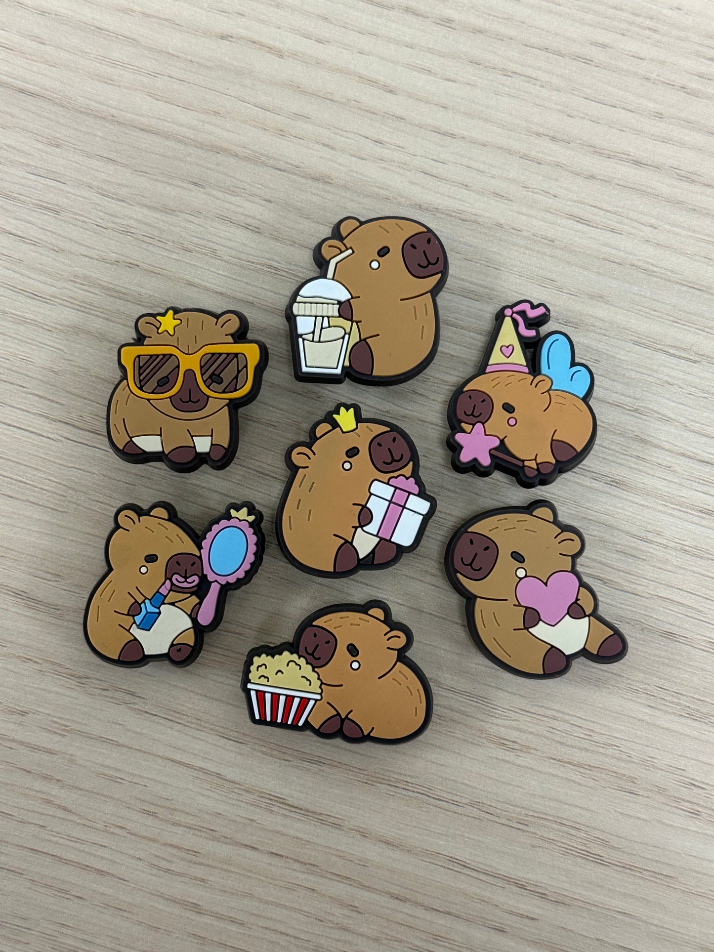 Capybara Shoe Charms