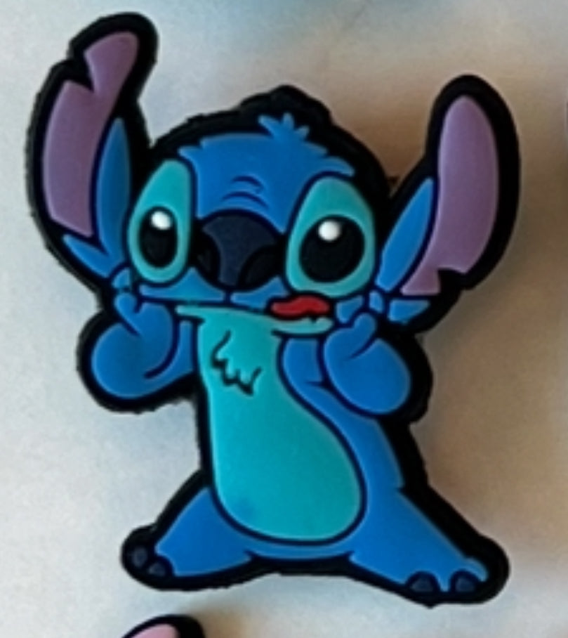 Stitch & Angel Croc Charms