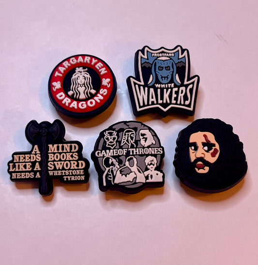 Game of Thrones Croc Charms