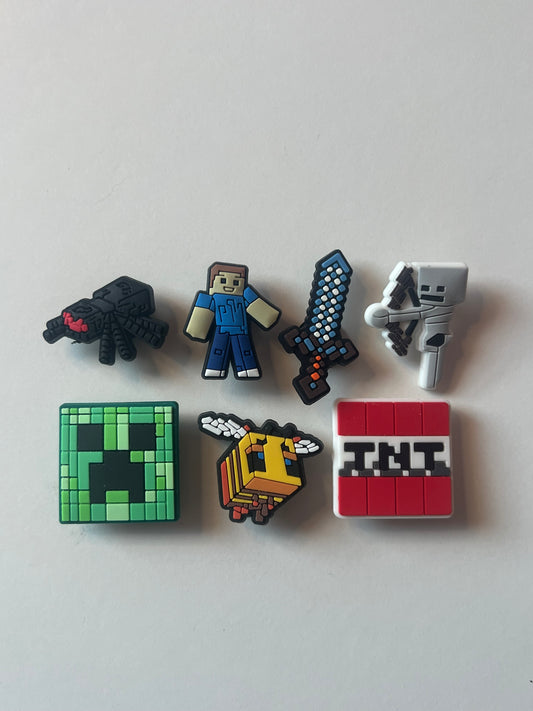 Minecraft Croc Charms