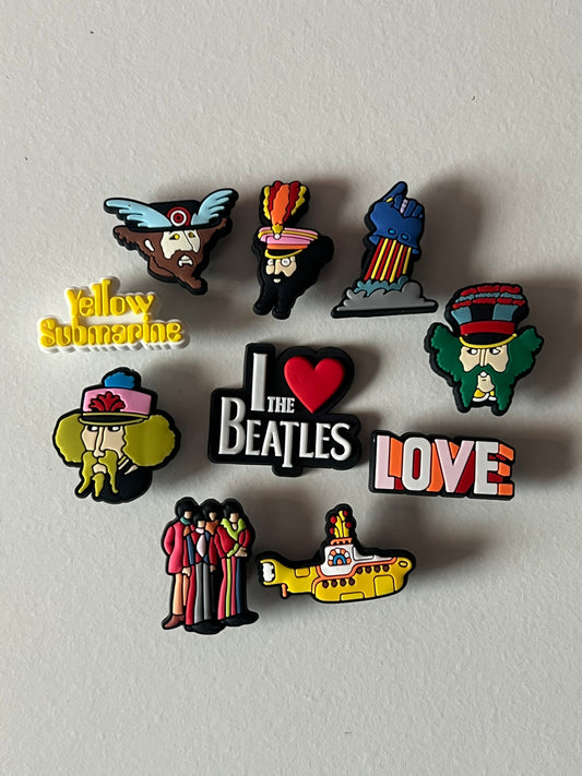 The Beatles Croc Charms