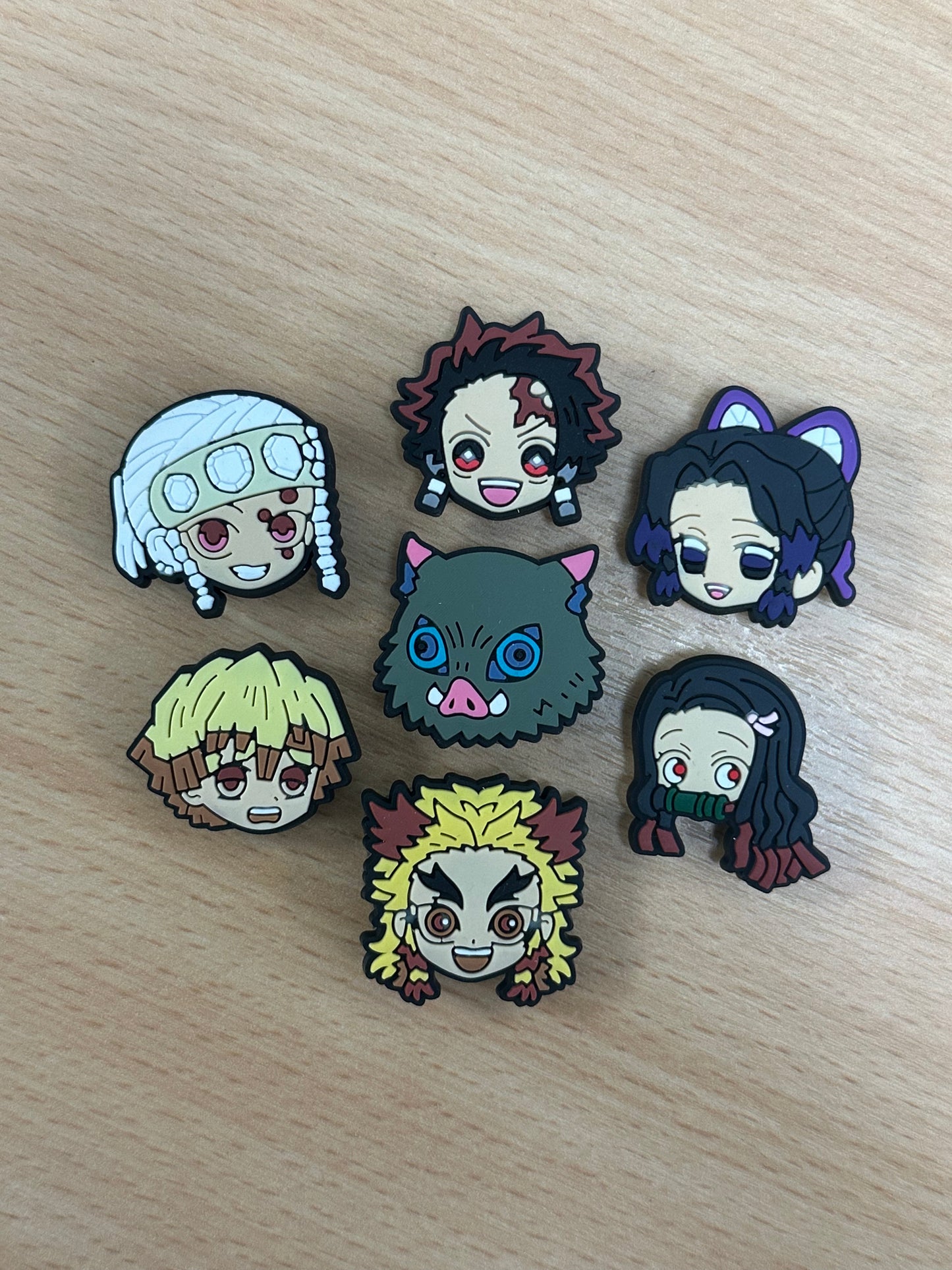 Demon Slayer Shoe Charms