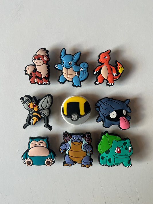 Pokemon Croc Charms