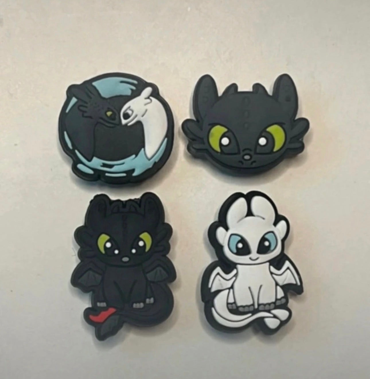 How to train your dragon HTTYD Toothless Shoe Charms