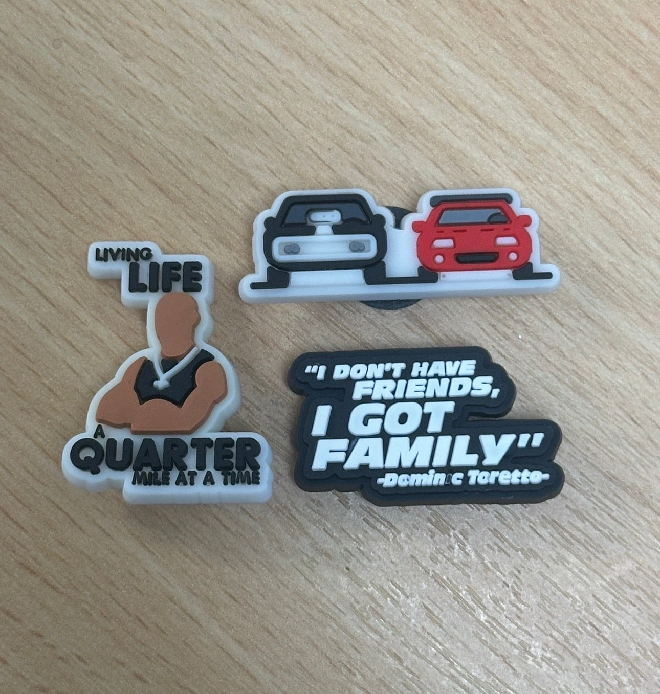 Fast & Furious Shoe Charms